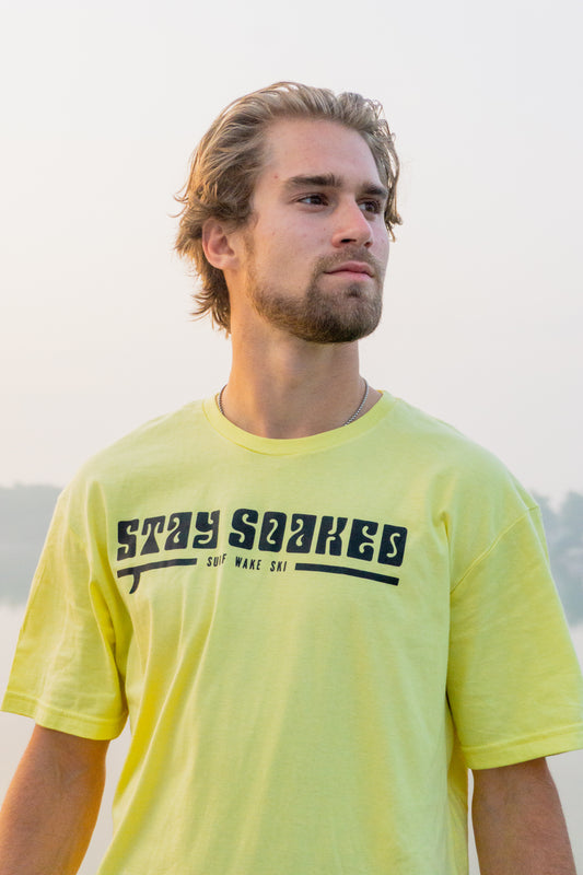 Boardwalk Bolt Tee – Yellow