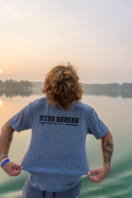 Double Standard Tee – Heather Gray