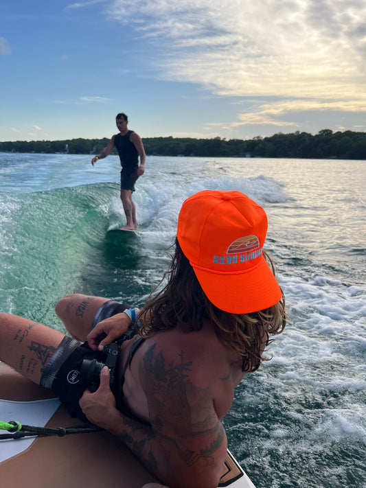 Stay Soaked Cobra Cap – Sunset Blaze Edition